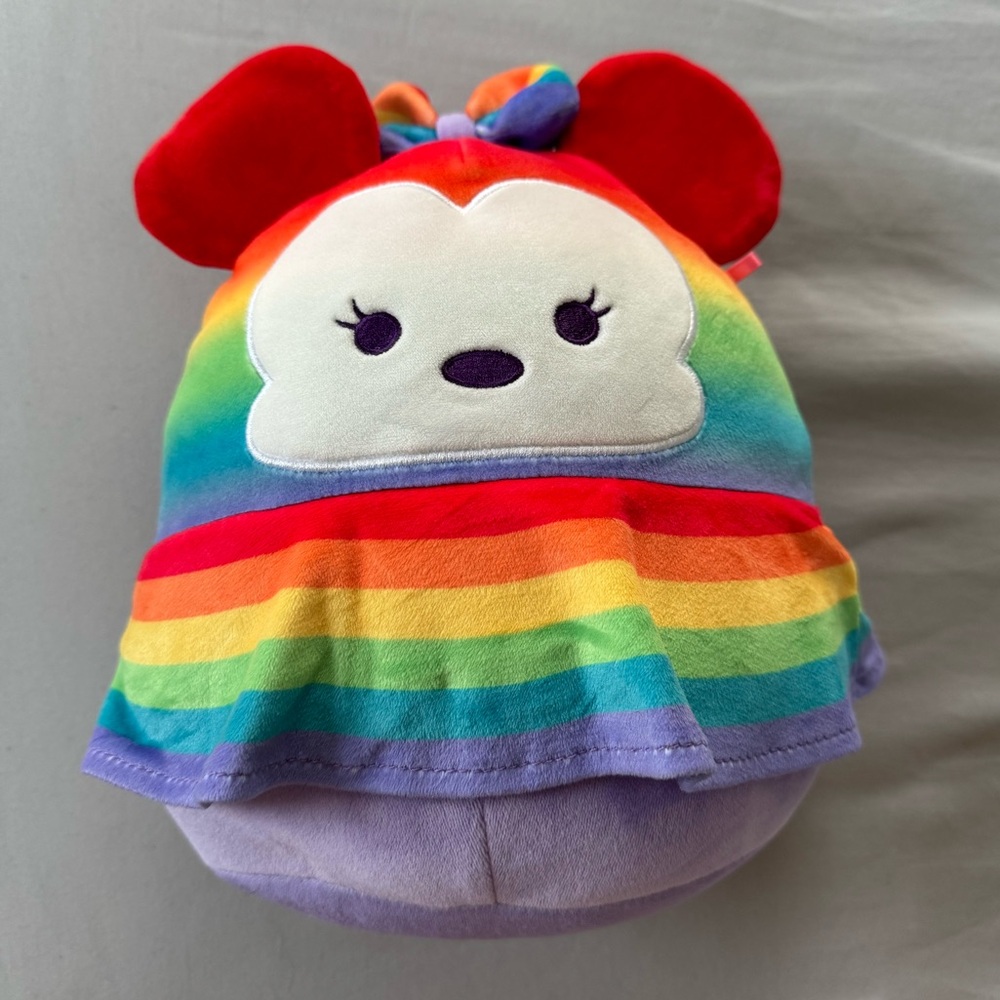 Rainbow Minnie Mouse Squishmallow